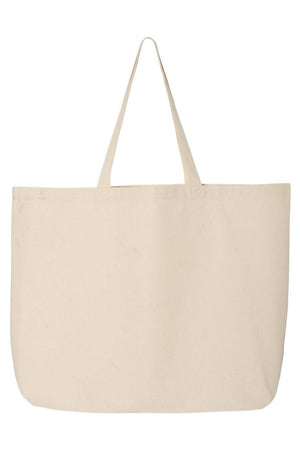 Colorblock Made To Worship Canvas Jumbo Tote - Wholesale Accessory Market