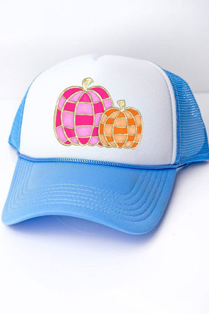 Check Us Out Pumpkins Foam Mesh Back Trucker Cap - Wholesale Accessory Market