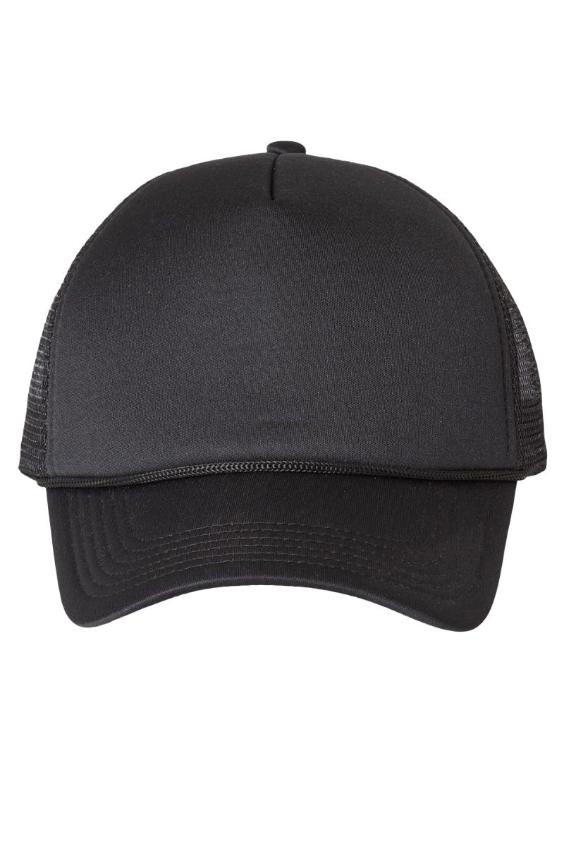 Faux Patch Groovy Day Drinker Transfer Foam Mesh Back Trucker Cap - Wholesale Accessory Market