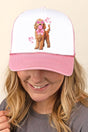 Golden Love Foam Mesh Back Trucker Cap - Wholesale Accessory Market