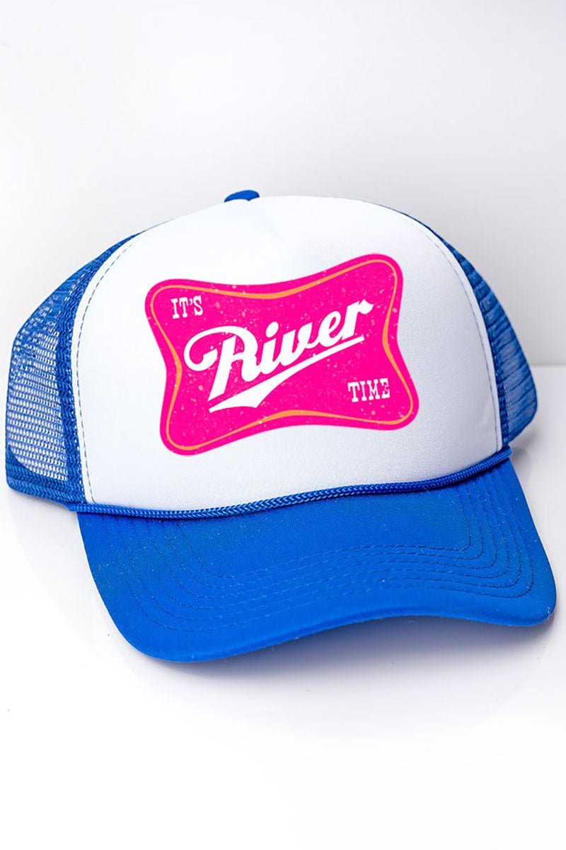 It's River Time Foam Mesh Back Trucker Cap - Wholesale Accessory Market