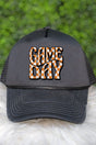 Orange Checkered Game Day Foam Mesh Back Trucker Cap - Wholesale Accessory Market