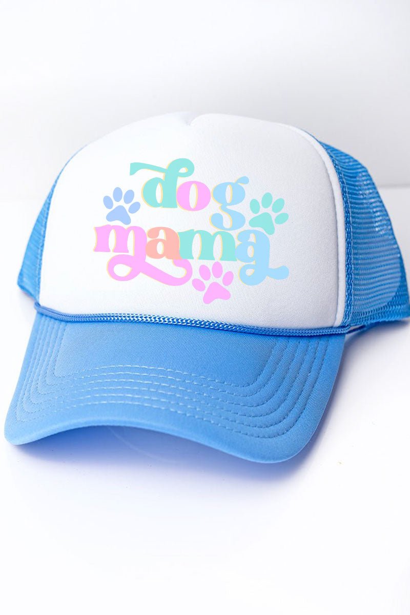 Pastel Dog Mama Foam Mesh Back Trucker Cap - Wholesale Accessory Market