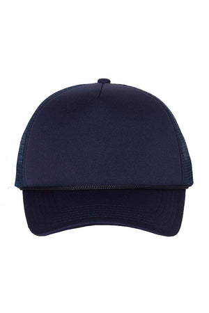 Faux Patch Husband's Tab Transfer Foam Mesh Back Trucker Cap - Wholesale Accessory Market