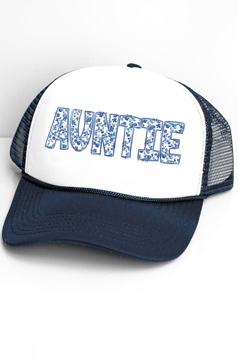 Willow Block Auntie Foam Mesh Back Trucker Cap - Wholesale Accessory Market