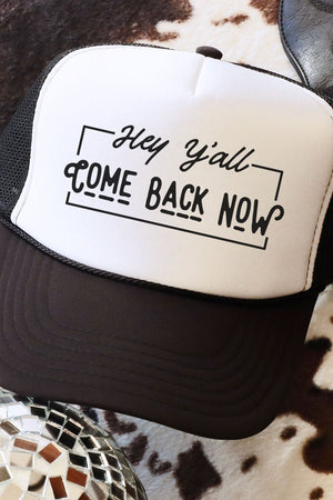 Hey Y'all Foam Mesh Back Trucker Cap - Wholesale Accessory Market