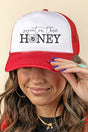 Sweeter Than Honey Foam Mesh Back Trucker Cap - Wholesale Accessory Market