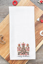 Blush Nutcracker Merry Christmas Waffle Kitchen Towel - Wholesale Accessory Market