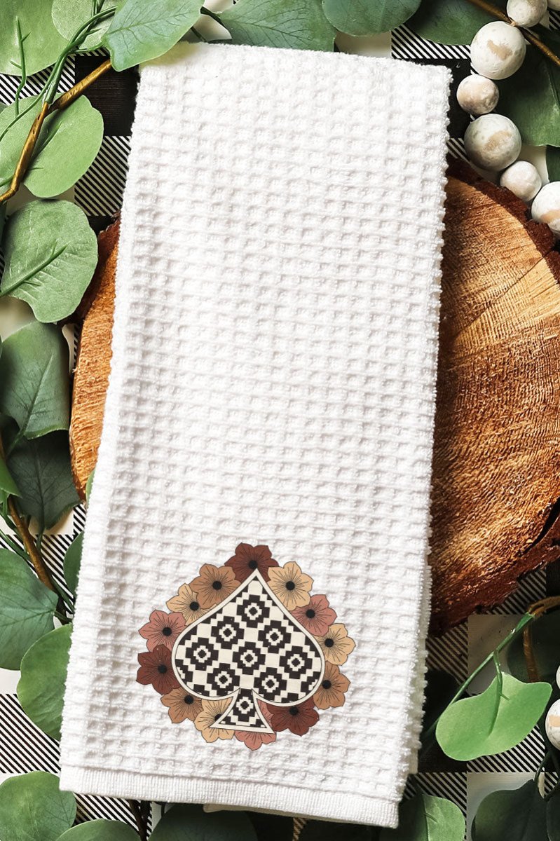 Boho Ace Waffle Kitchen Towel - Wholesale Accessory Market