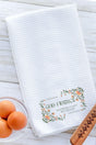 God - Fidence Waffle Kitchen Towel - Wholesale Accessory Market