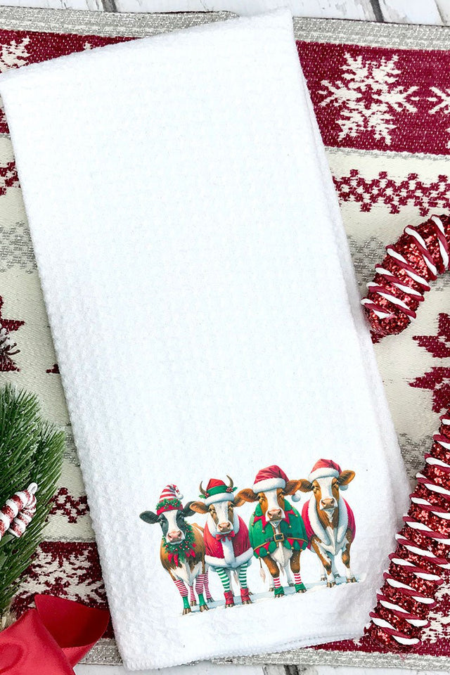 Holly Hooves Waffle Kitchen Towel - Wholesale Accessory Market