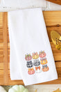 Plaid About Pumpkins Waffle Kitchen Towel - Wholesale Accessory Market