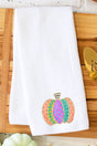 Pumpkin Patterns Waffle Kitchen Towel - Wholesale Accessory Market