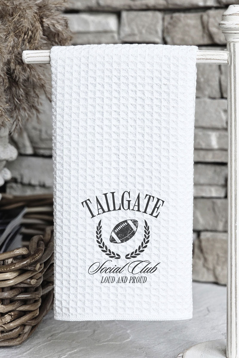 Tailgate Social Club Waffle Kitchen Towel - Wholesale Accessory Market