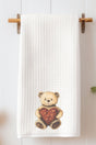 Teddy Bear Love Waffle Kitchen Towel - Wholesale Accessory Market