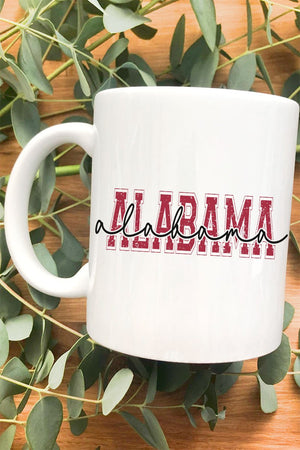 Alabama Script Ceramic Mug - Wholesale Accessory Market