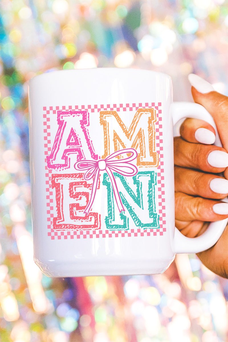 Amen In Color Ceramic Mug - Wholesale Accessory Market