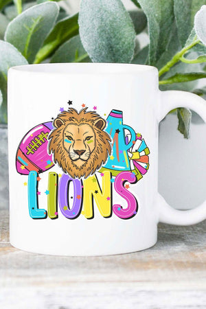 Bright Lions Colorful Ceramic Mug - Wholesale Accessory Market