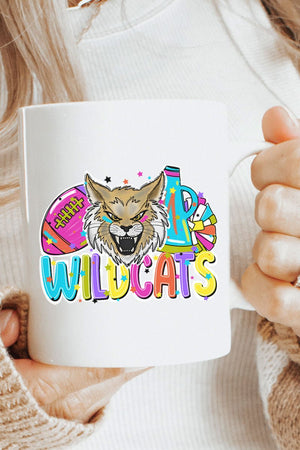 Bright Wildcats Colorful Ceramic Mug - Wholesale Accessory Market