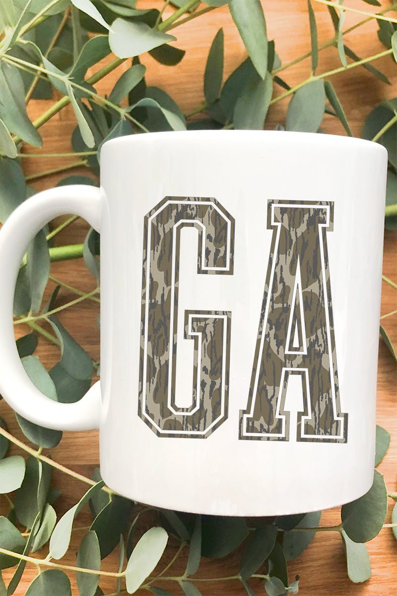 Camo GA Ceramic Mug - Wholesale Accessory Market