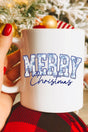 Chinoiserie Blue Merry Christmas Ceramic Mug - Wholesale Accessory Market