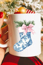 Chinoiserie Stocking Ceramic Mug - Wholesale Accessory Market