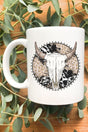 Circle Leopard Steer Ceramic Mug - Wholesale Accessory Market