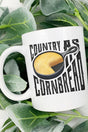 Country As Cornbread Skillet Ceramic Mug - Wholesale Accessory Market