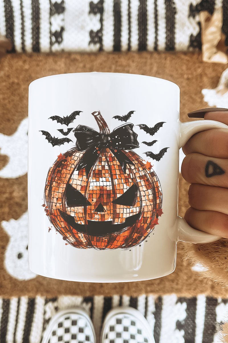 Disco Jack - O - Lantern Ceramic Mug - Wholesale Accessory Market