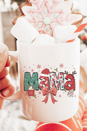 Festive Christmas Mama Ceramic Mug - Wholesale Accessory Market