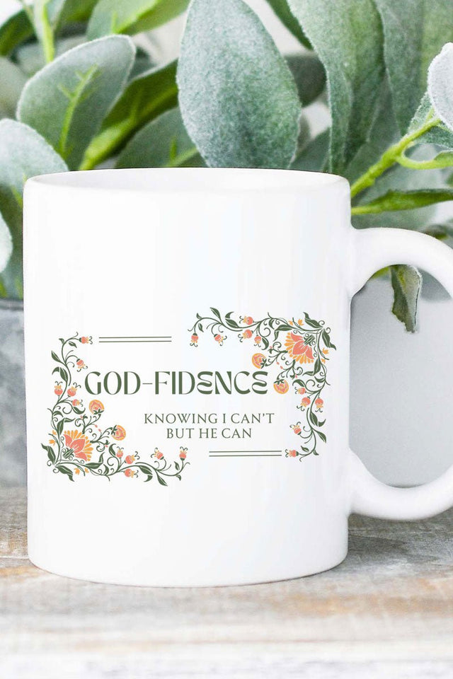 God - Fidence Ceramic Mug - Wholesale Accessory Market