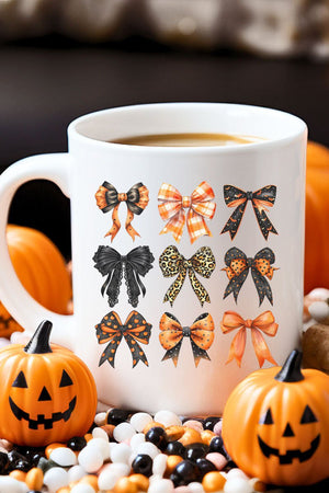 Halloween Coquette Bows Ceramic Mug - Wholesale Accessory Market