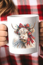 Holiday Highland Cow Ceramic Mug - Wholesale Accessory Market