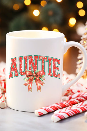 Holly Jolly Auntie Ceramic Mug - Wholesale Accessory Market