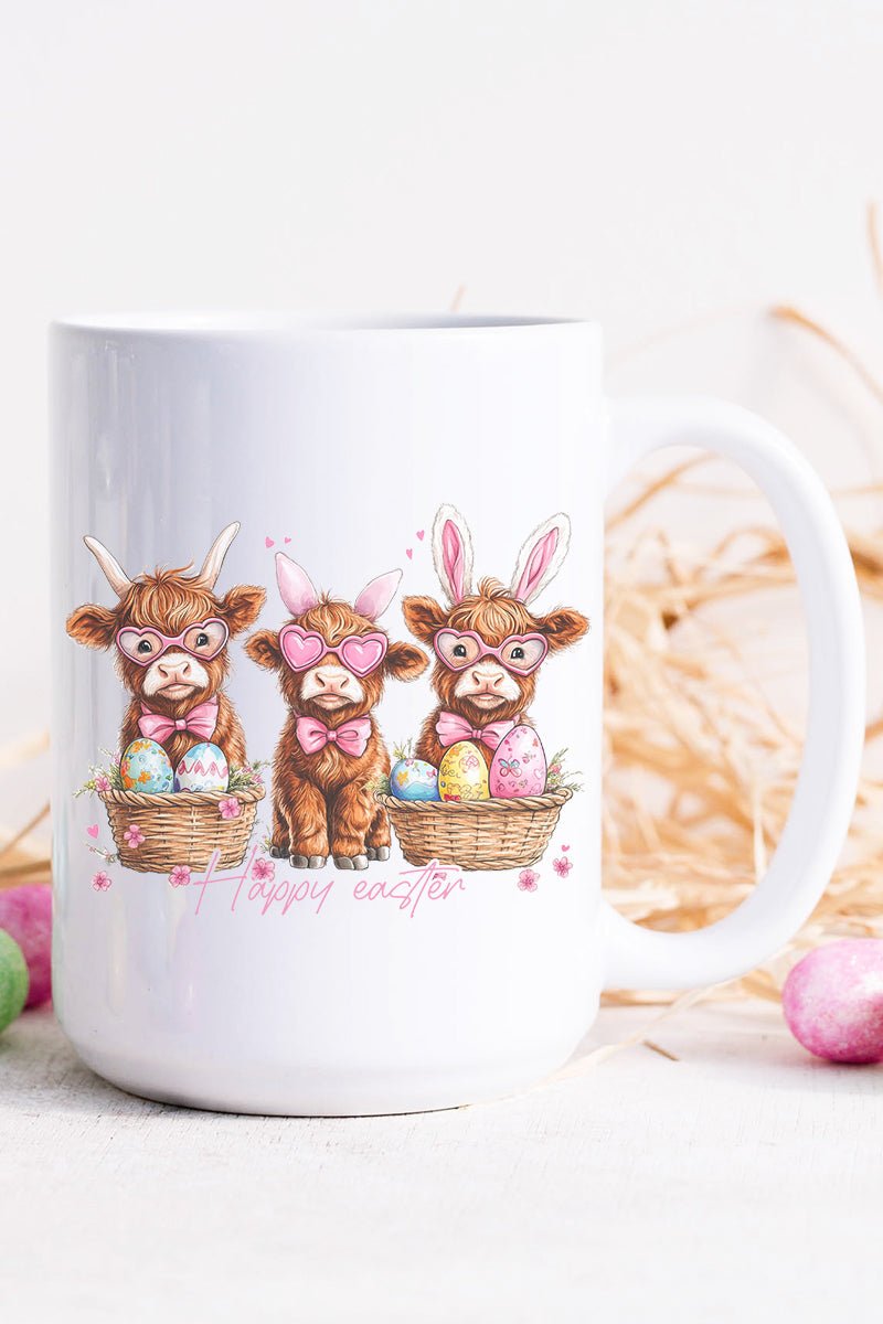 Hoppy Highland Easter Ceramic Mug - Wholesale Accessory Market