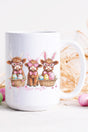 Hoppy Highland Easter Ceramic Mug - Wholesale Accessory Market