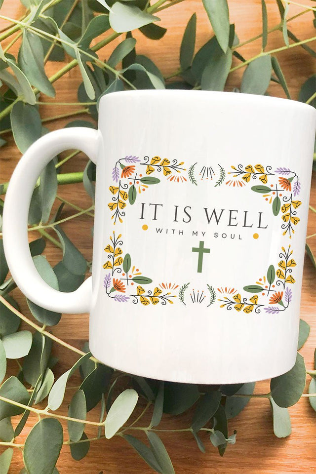 It Is Well With My Soul Ceramic Mug - Wholesale Accessory Market