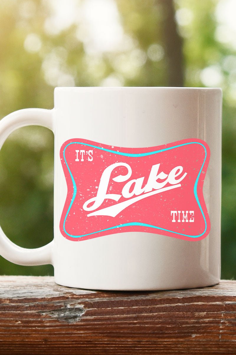 It's Lake Time Ceramic Mug - Wholesale Accessory Market