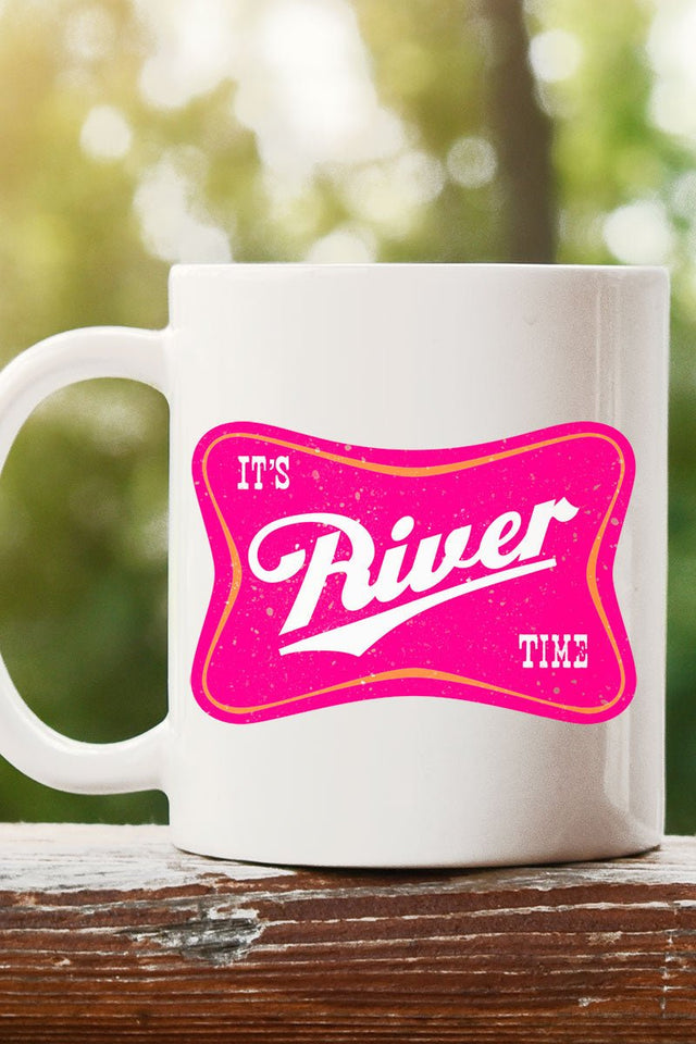 It's River Time Ceramic Mug - Wholesale Accessory Market