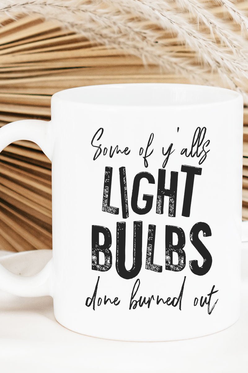 Light Bulbs Done Burned Out Ceramic Mug - Wholesale Accessory Market