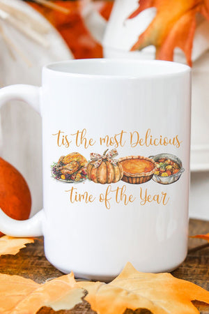 Most Delicious Time Of The Year Ceramic Mug - Wholesale Accessory Market