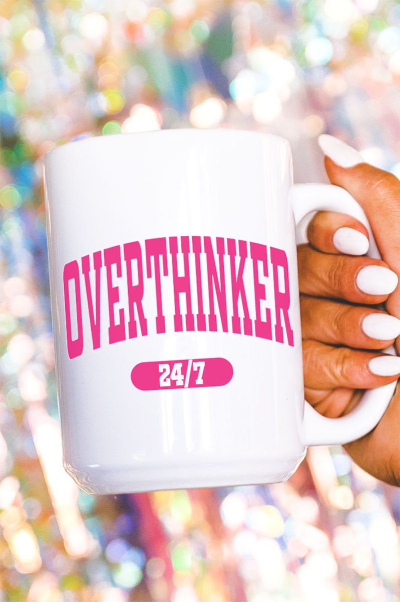 Overthinker 24/7 Ceramic Mug - Wholesale Accessory Market