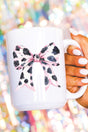 Pink Cow Coquette Bow Ceramic Mug - Wholesale Accessory Market