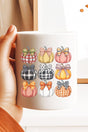 Plaid About Pumpkins Ceramic Mug - Wholesale Accessory Market