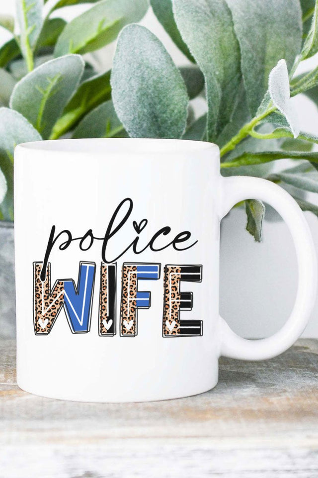 Police Wife Ceramic Mug - Wholesale Accessory Market