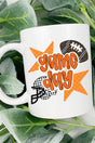 Orange Football Fever Ceramic Mug - Wholesale Accessory Market