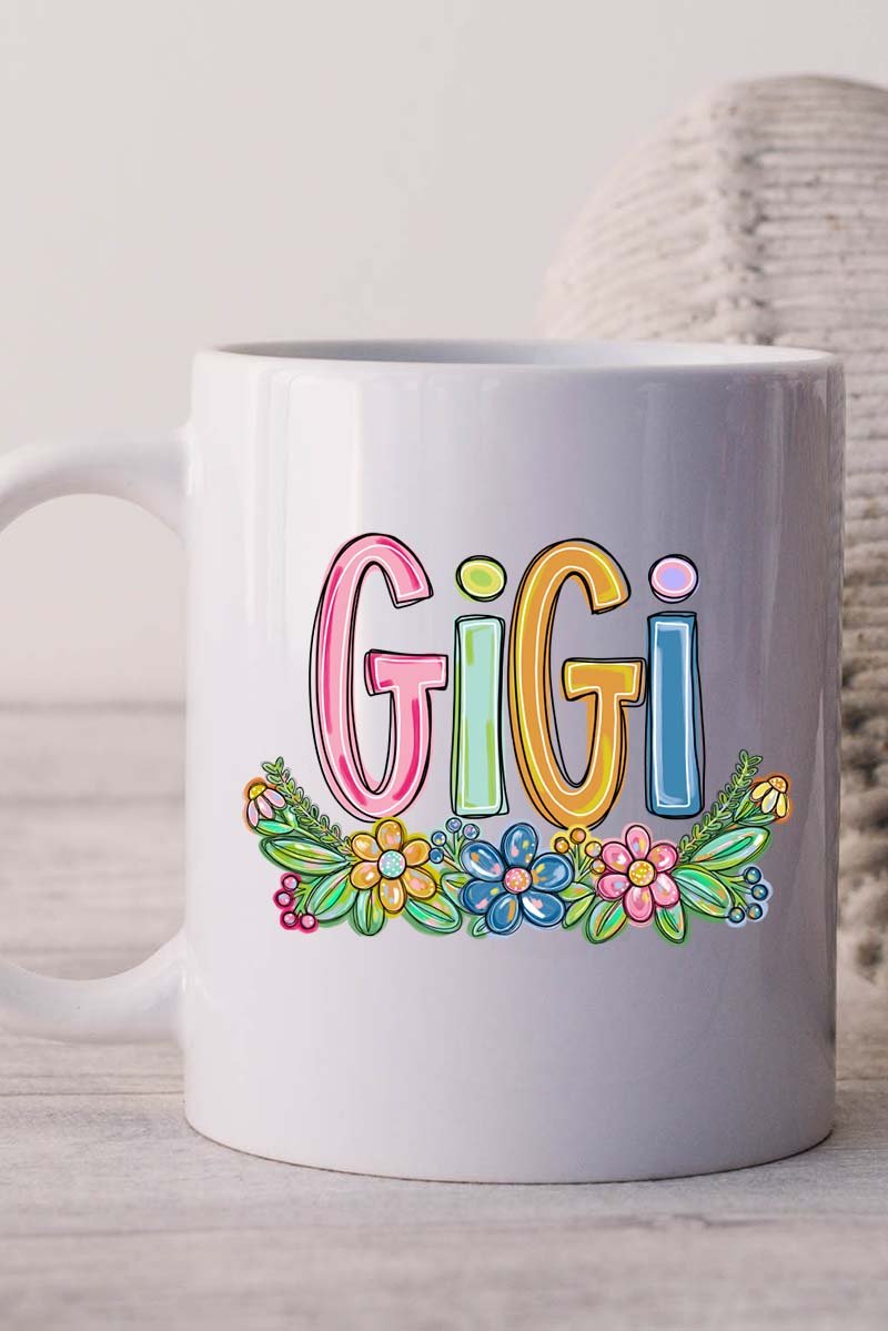 Spring Floral Gigi White Mug - Wholesale Accessory Market