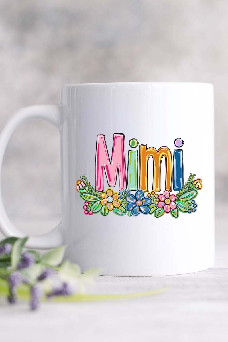 Spring Floral Mimi White Mug - Wholesale Accessory Market