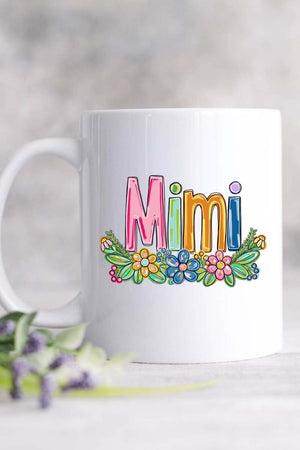 Spring Floral Mimi White Mug - Wholesale Accessory Market