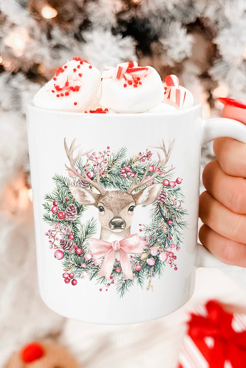 Sugar Plum Deer Ceramic Mug - Wholesale Accessory Market